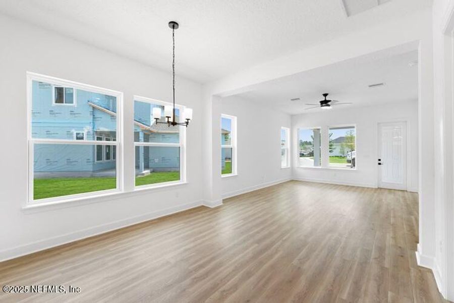 Spacious, unfurnished interior of a new home in Brookside at Shearwater, St. Augustine (Image 13). Spacious, unfurnished interior of a new home in Brookside at Shearwater, St. Augustine (Image 13).