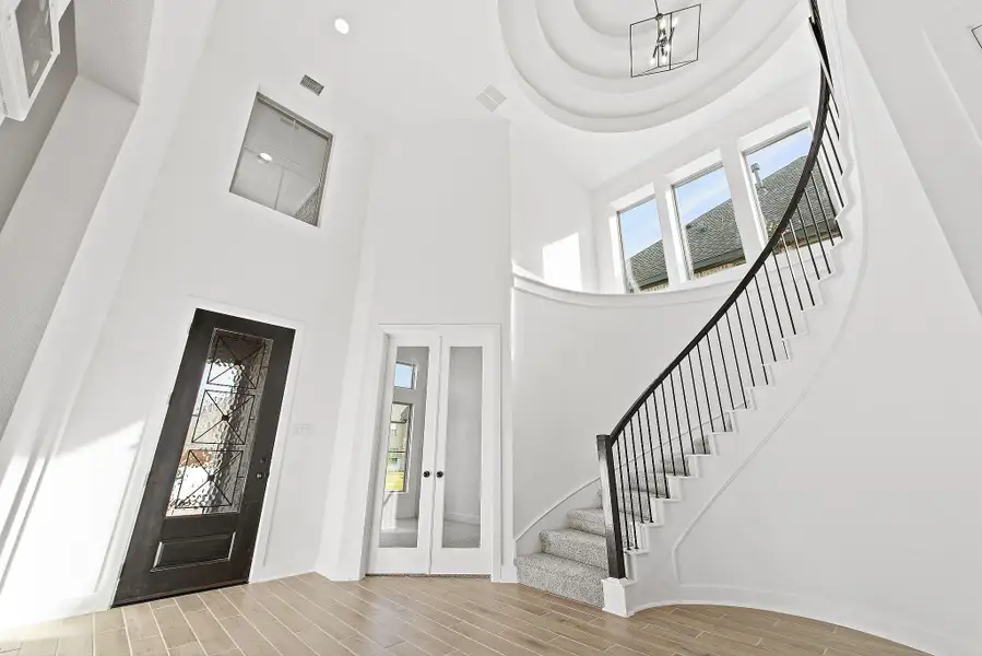 Representative unfurnished interior of a home built from the The Ellington III by Westin Homes in Parkside On The River, Georgetown (Image 10). Representative unfurnished interior of a home built from the The Ellington III by Westin Homes in Parkside On The River, Georgetown (Image 10).