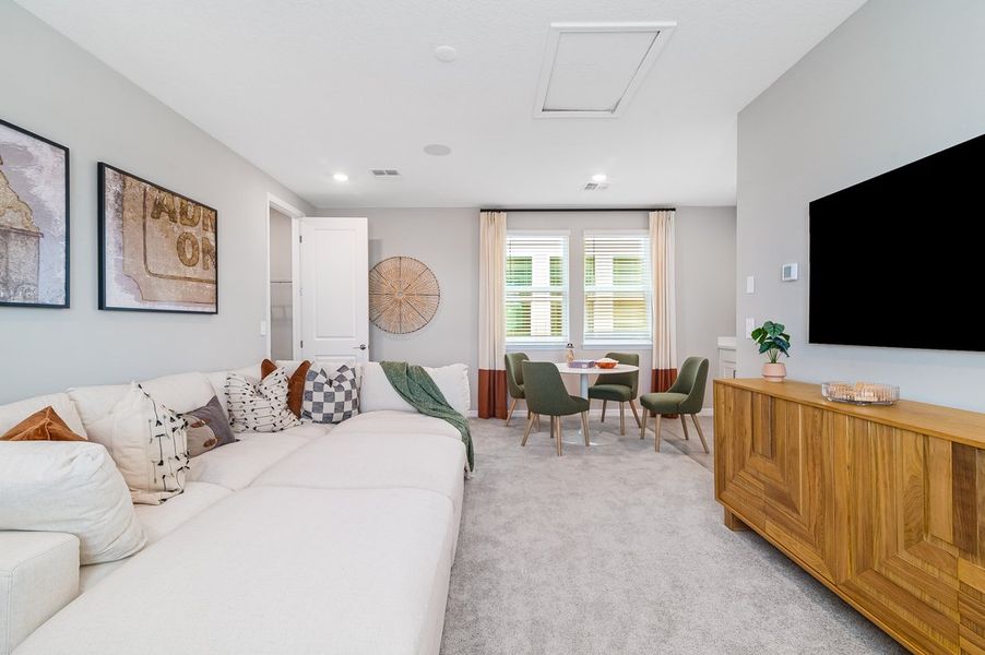 Furnished interior view inside a new home in The Waters at Center Lake Ranch, St. Cloud (Image 36).