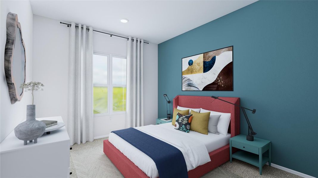 Furnished interior view inside a new home in Anniston, Katy (Image 11).