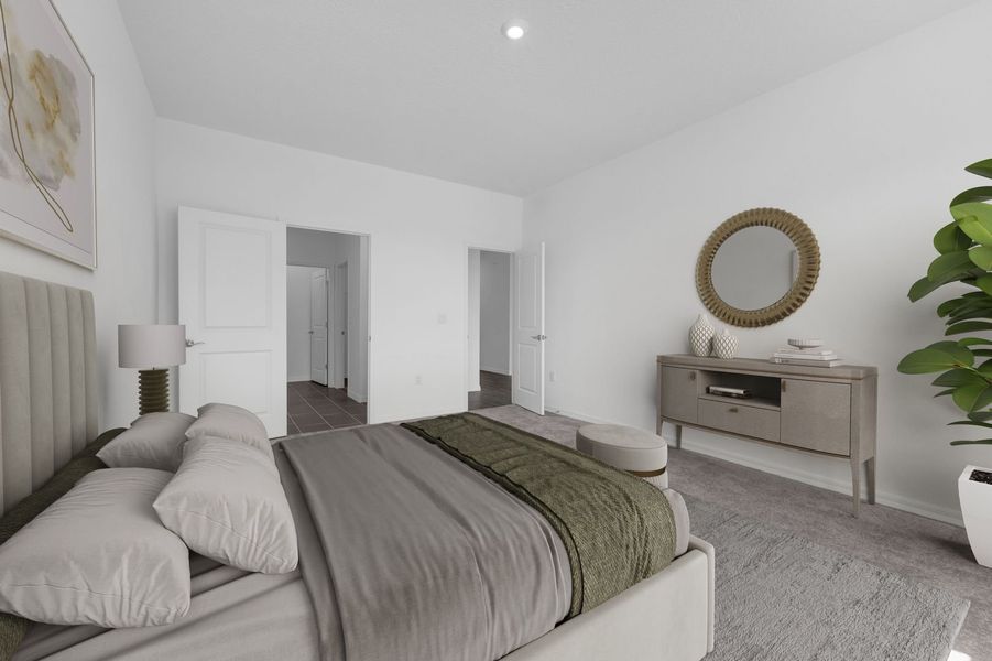 Furnished interior view inside a new home in Avalon Park Tavares Single Family Homes, Tavares (Image 6).