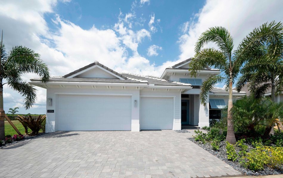 2D floor plan layout for the Mariposa by GHO Homes in Belterra, Port St. Lucie, FL (Image 89).