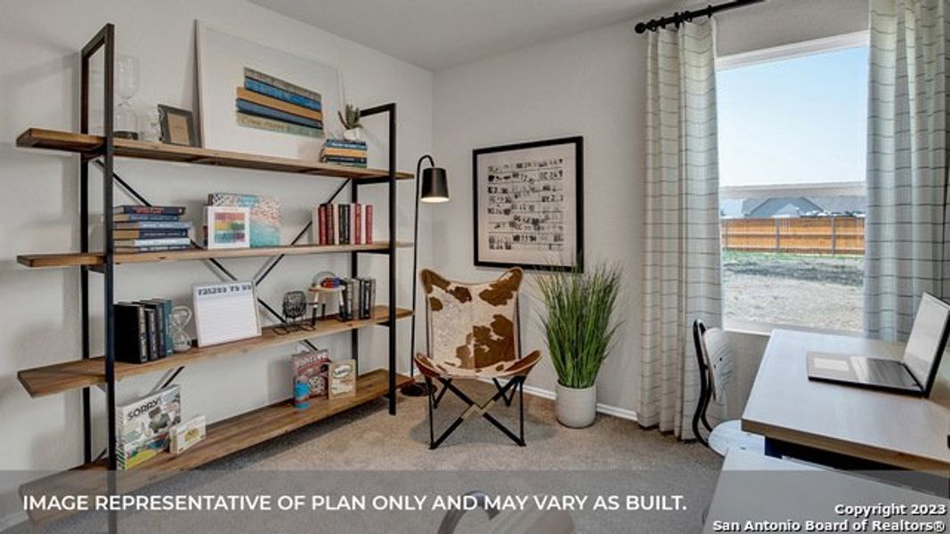 Furnished interior view inside a new home in Navarro Fields, Seguin (Image 11).