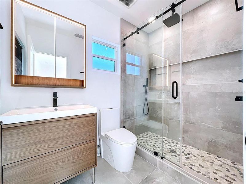 Furnished interior view inside a new home in , St. Petersburg (Image 10).