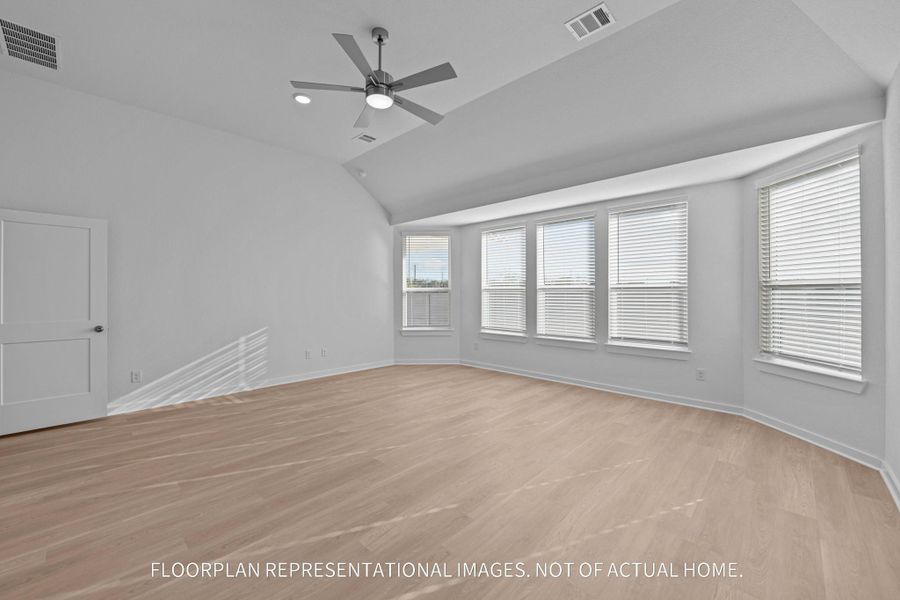 Spacious, unfurnished interior of a new home in The Oaks on 6th Street, Magnolia (Image 14).