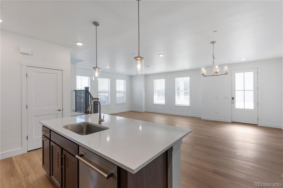 Furnished interior view inside a new home in Westerly, Erie (Image 5).