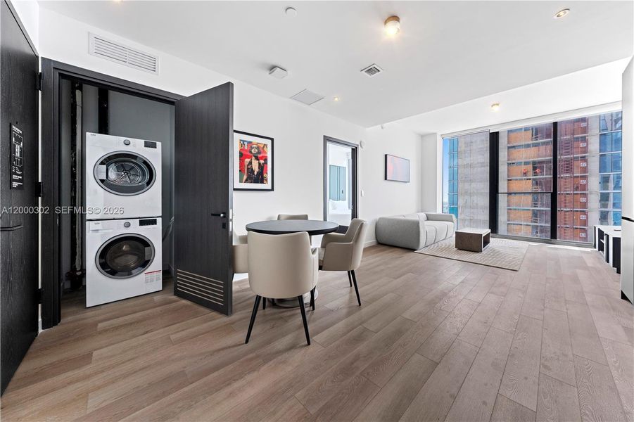 Furnished interior view inside a new home in , Miami (Image 12).