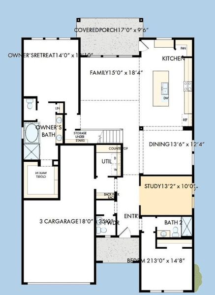 The success of a floor plan is the way you can move through it…You’ll be amazed at how well this home lives…We call it traffic patterns.