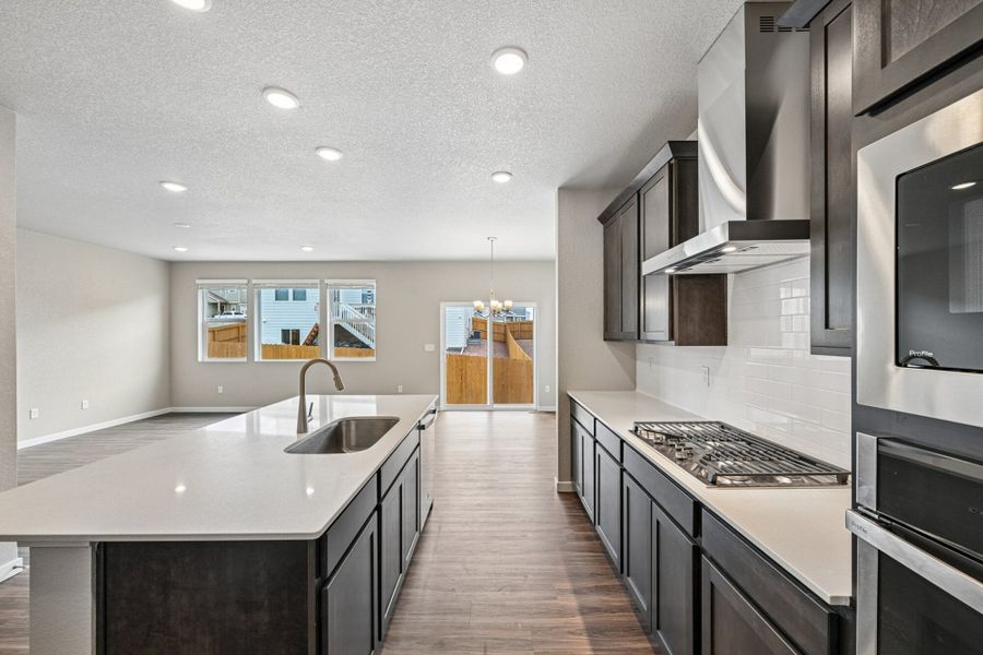 Furnished interior view inside a new home in Ridge at Lorson Ranch, Colorado Springs (Image 8). Furnished interior view inside a new home in Ridge at Lorson Ranch, Colorado Springs (Image 8).