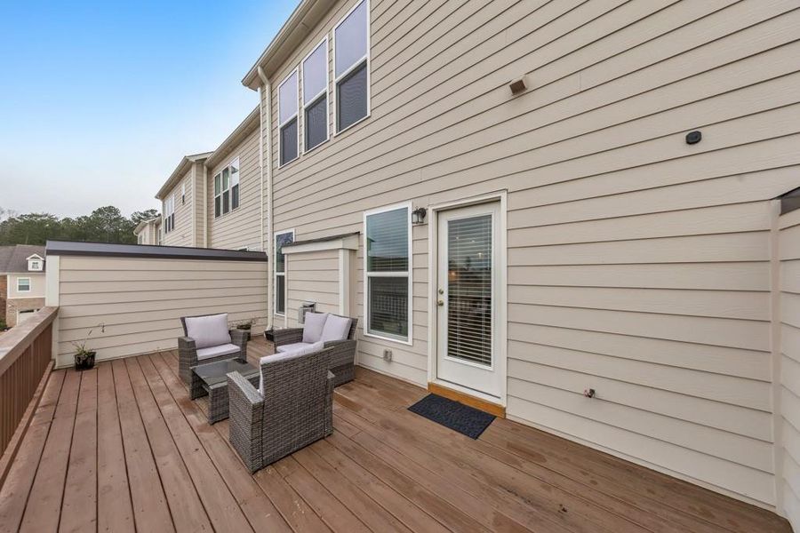 Exterior details and patio area of a home in , Woodstock (Image 28). Exterior details and patio area of a home in , Woodstock (Image 28).
