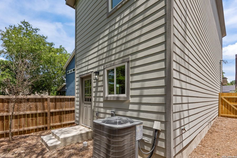 Exterior details and patio area of a home in , San Antonio (Image 13). Exterior details and patio area of a home in , San Antonio (Image 13).
