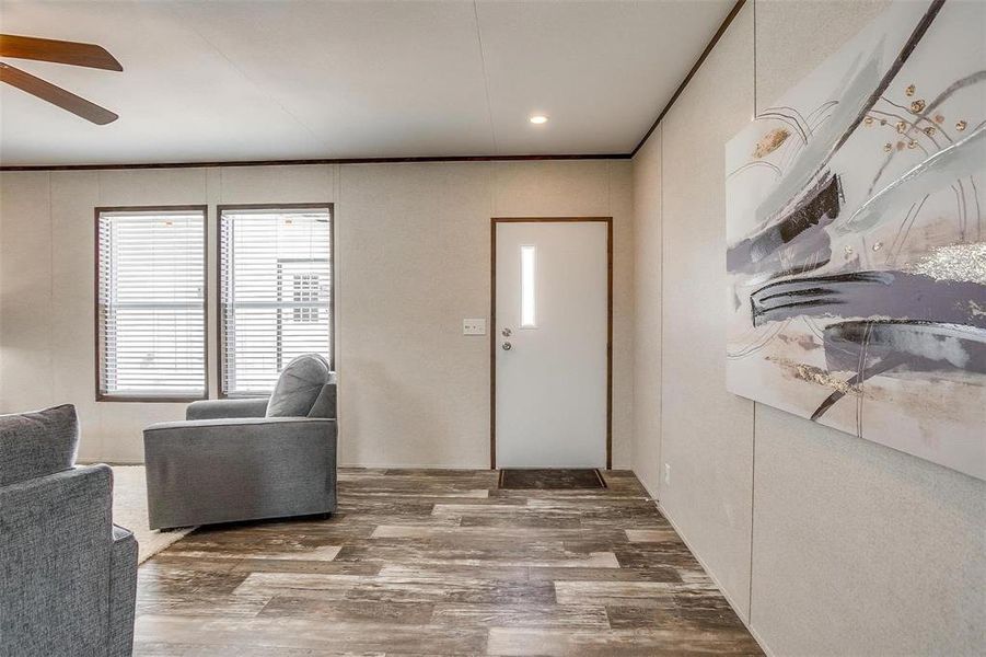 Furnished interior view inside a new home in , Sunset (Image 14).