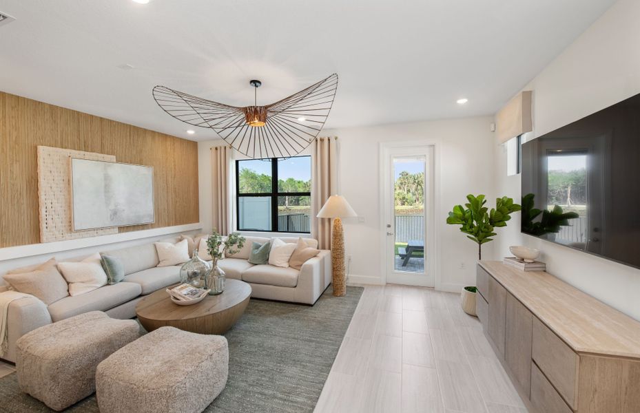 Representative furnished interior of a home built from the Nautical by Pulte Homes in Vida's Way, Wesley Chapel (Image 9).