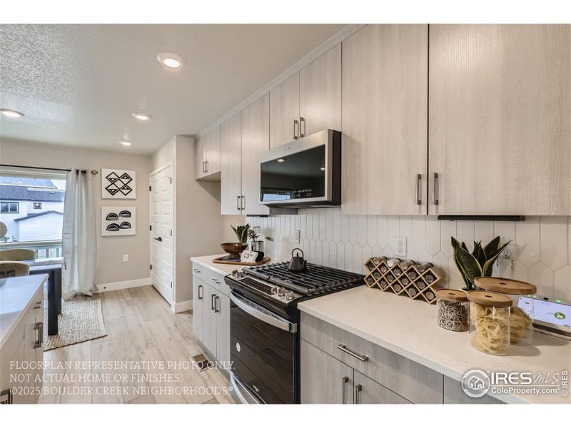 Furnished interior view inside a new home in Baseline, Broomfield (Image 36).