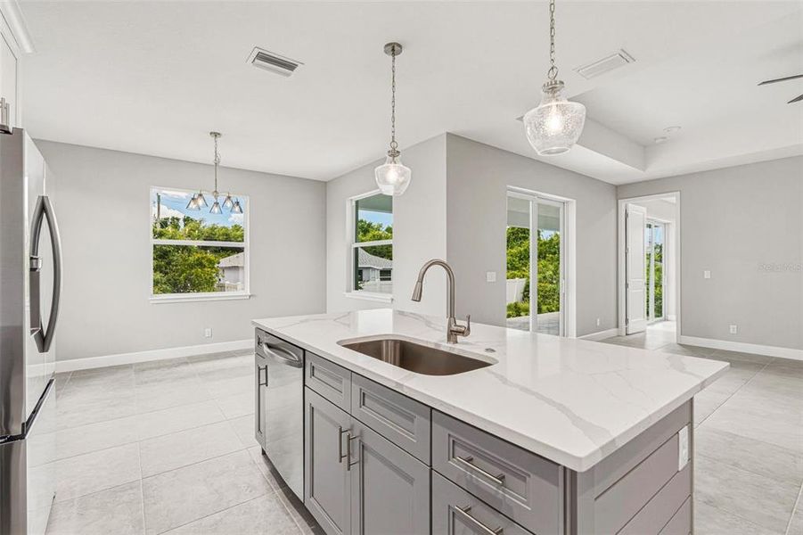 Furnished interior view inside a new home in , Rotonda West (Image 16).
