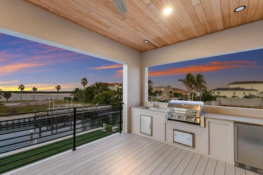 Exterior details and patio area of a home in , Longboat Key (Image 29).