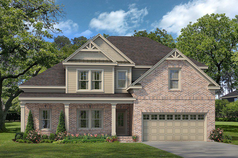 Front exterior of a home in the Palm Springs Manor Create Homes community, located in Ellenwood, GA (Image 8).