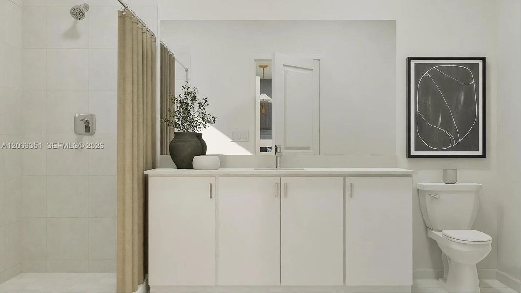 Furnished interior view inside a new home in Coral Landings, Miami (Image 9). Furnished interior view inside a new home in Coral Landings, Miami (Image 9).