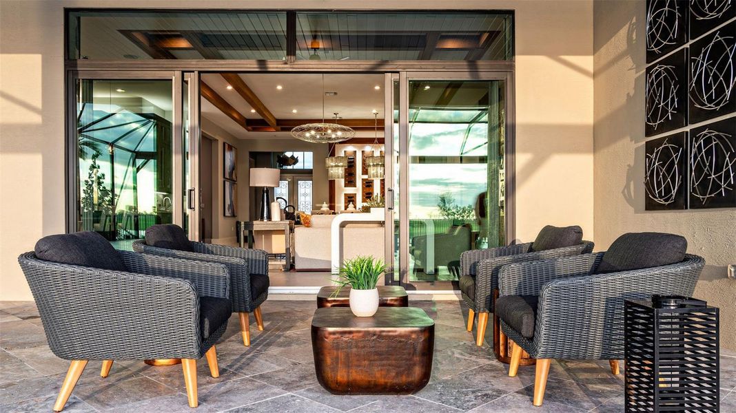 Exterior details and patio area of a home in , Port St. Lucie (Image 3). Exterior details and patio area of a home in , Port St. Lucie (Image 3).