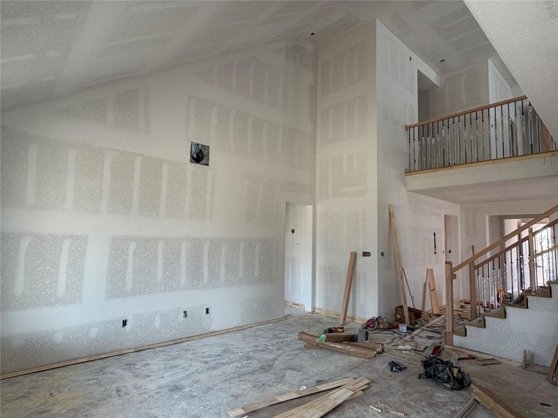 In-progress construction of a new home in Austin Point, Richmond, TX (Image 7).