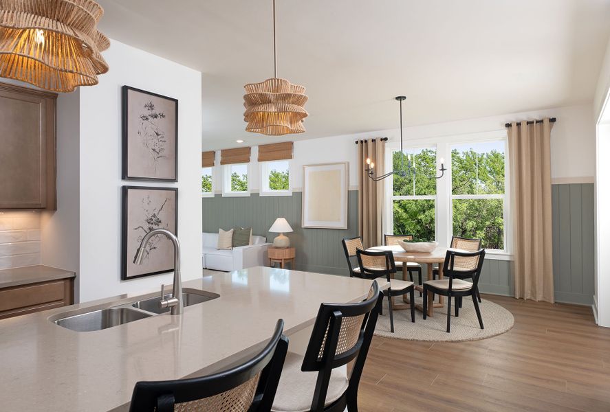 Representative furnished interior of a home built from the Canberra by Pulte Homes in Bradshaw Farms Reserve, Mount Juliet (Image 5). Representative furnished interior of a home built from the Canberra by Pulte Homes in Bradshaw Farms Reserve, Mount Juliet (Image 5).
