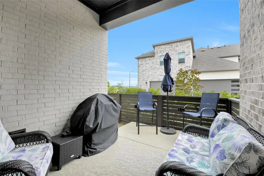 Seller has extended the back patio area. This premium 'end' unit provides the open views!