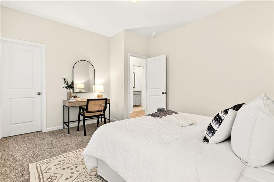 Furnished interior view inside a new home in River Rock, Ball Ground (Image 39).