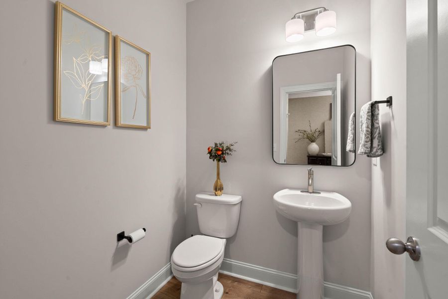 Furnished interior view inside a new home in Tidewater at Lakes of Cane Bay, Summerville (Image 33).