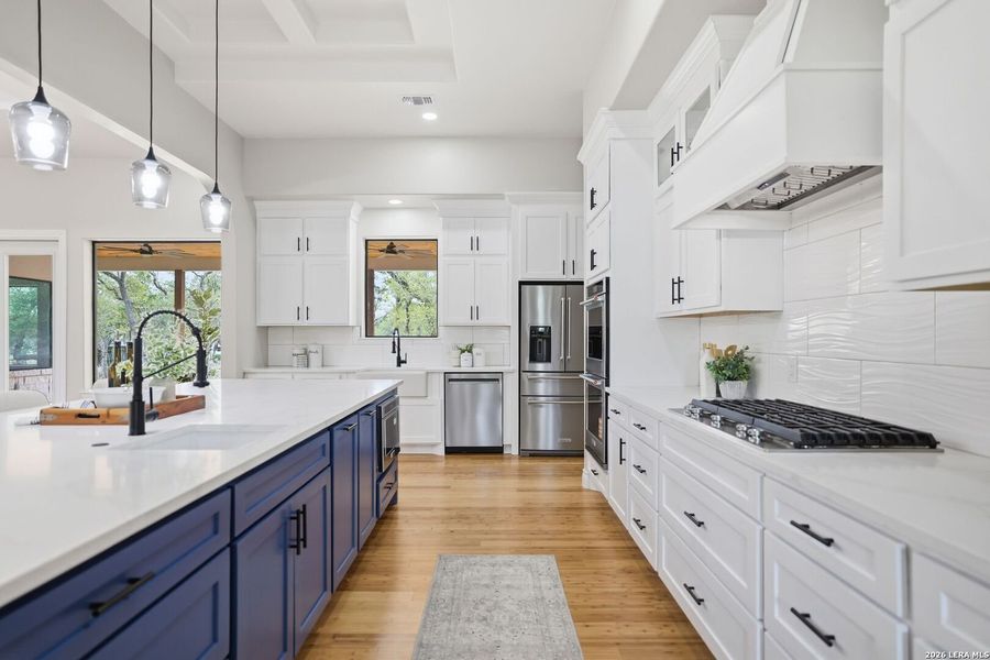 Furnished interior view inside a new home in , New Braunfels (Image 13).