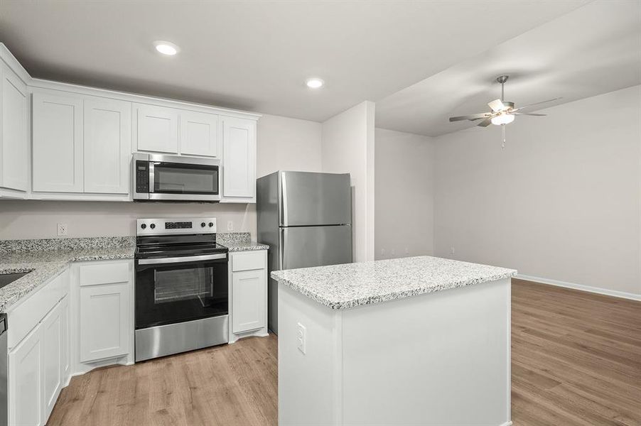Furnished interior view inside a new home in Delano Estates, Greenville (Image 3).