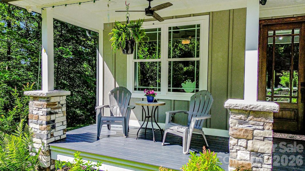 Exterior details and patio area of a home in , Rutherfordton (Image 4).