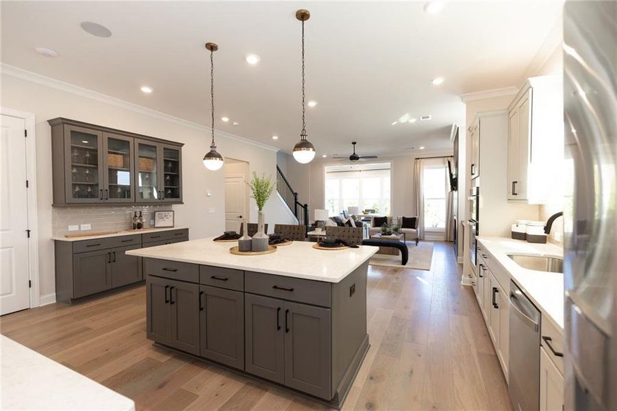Furnished interior view inside a new home in Aberdeen, Hoschton (Image 46).