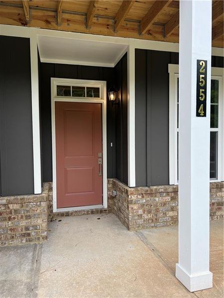 Exterior details and patio area of a home in The Park at Gainesville Township, Gainesville (Image 36). Exterior details and patio area of a home in The Park at Gainesville Township, Gainesville (Image 36).