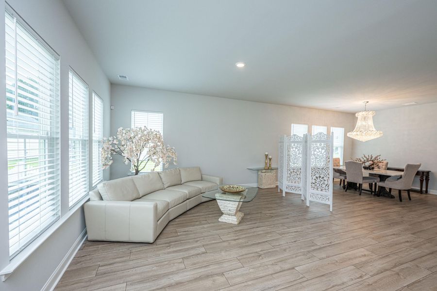 Furnished interior view inside a new home in , Summerville (Image 33).