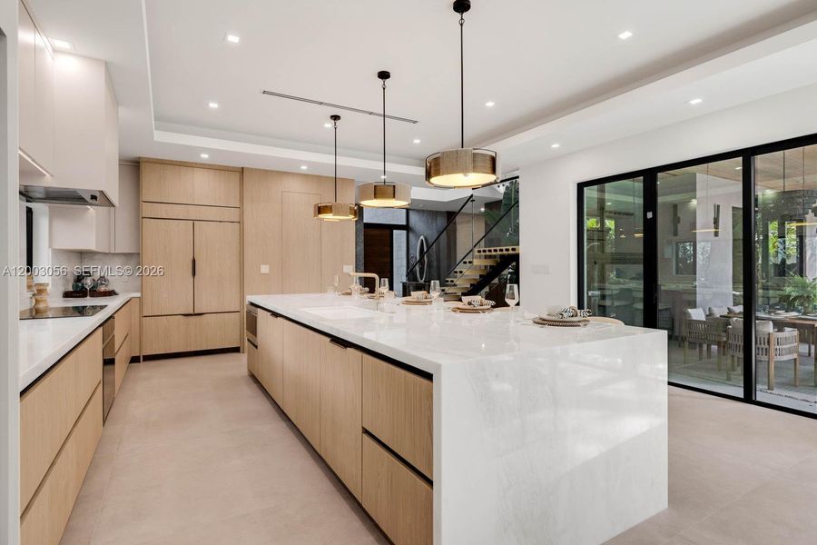 Furnished interior view inside a new home in , Biscayne Park (Image 17).