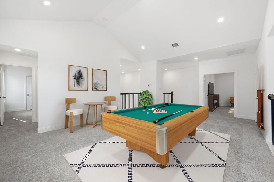 Representative furnished interior of a home built from the Sonoma by Taylor Morrison in The Ranch at Uptown Celina, Celina (Image 10).