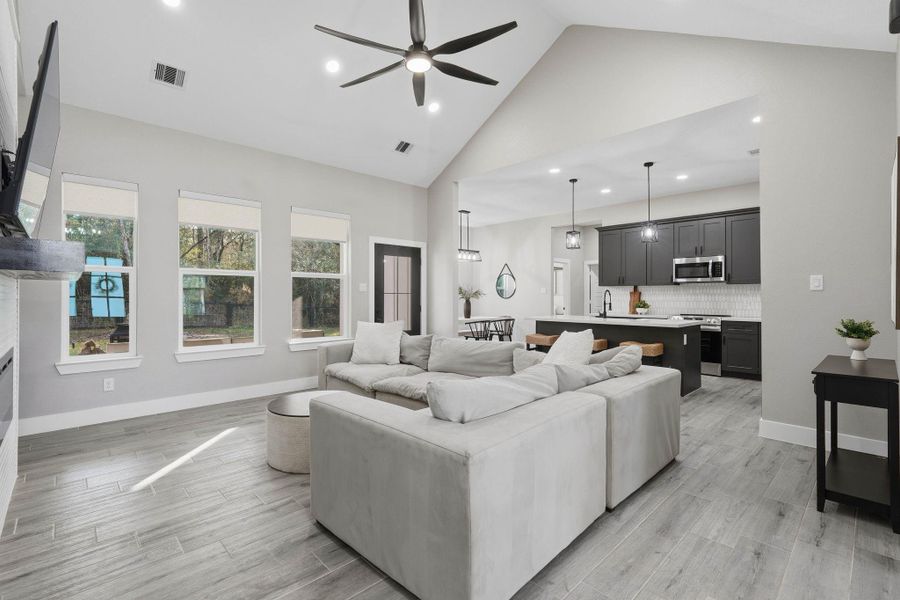 Furnished interior view inside a new home in , Plantersville (Image 6). Furnished interior view inside a new home in , Plantersville (Image 6).