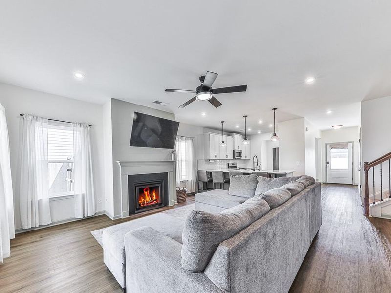 Furnished interior view inside a new home in , Cartersville (Image 8).