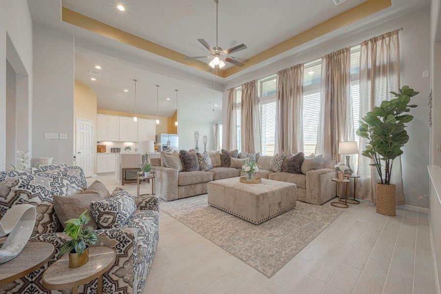 Furnished interior view inside a new home in Grand Magnolia, Magnolia (Image 32).