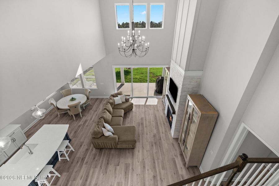 Furnished interior view inside a new home in , Ponte Vedra (Image 40).