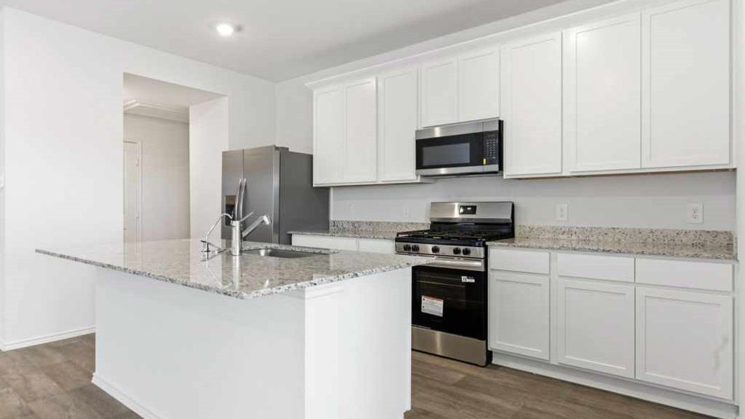 Furnished interior view inside a new home in Tamarron, Fulshear (Image 10).
