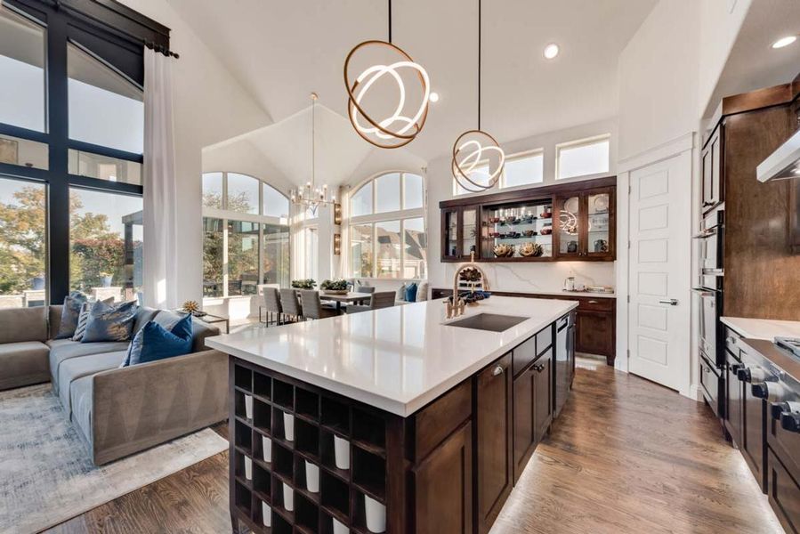 Representative furnished interior of a home built from the Lake Forest by Grand Homes in Grand Oaks, Celina (Image 10).