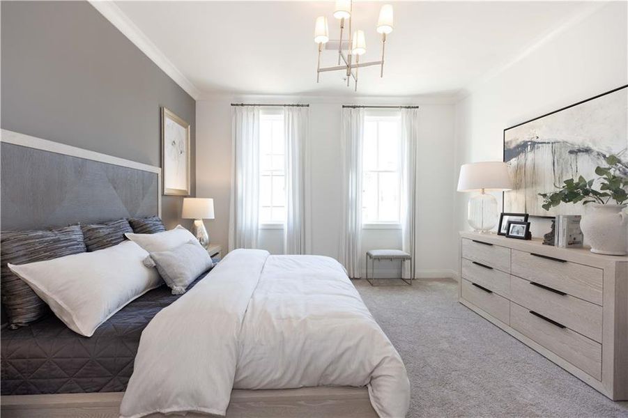 Furnished interior view inside a new home in Waterside Condos, Peachtree Corners (Image 20).