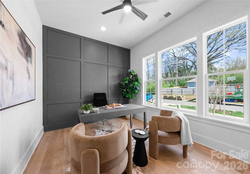 Furnished interior view inside a new home in , Charlotte (Image 5).