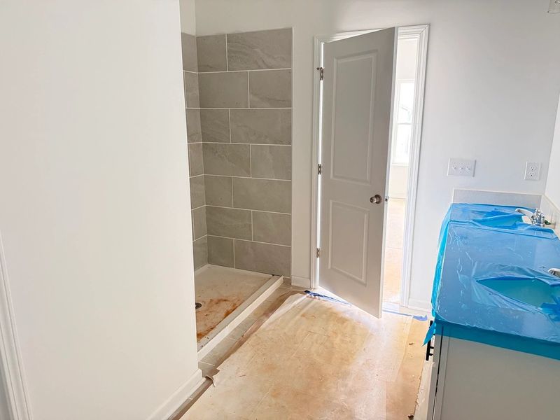 In-progress construction of a new home in Rowland's Grant, Fuquay Varina, NC (Image 19). In-progress construction of a new home in Rowland's Grant, Fuquay Varina, NC (Image 19).