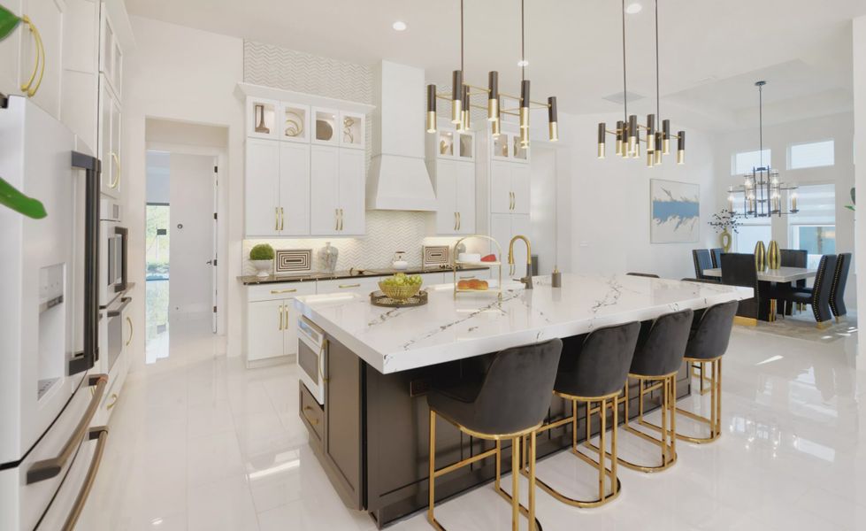 Furnished interior view inside a new home in Woodhaven, Port Orange (Image 13).