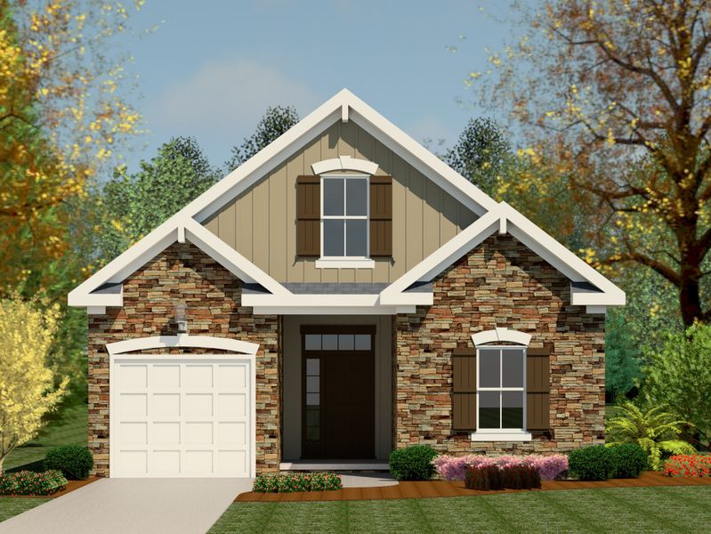 Elevation A - The 1570 Plan Elevation A - The 1570 Plan