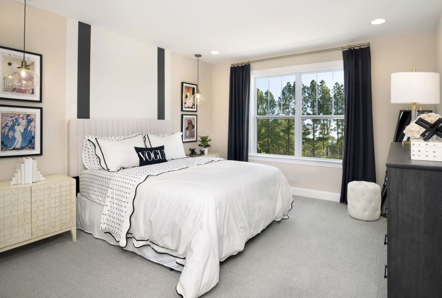 Lassen model home bedroom 2 Lassen model home bedroom 2