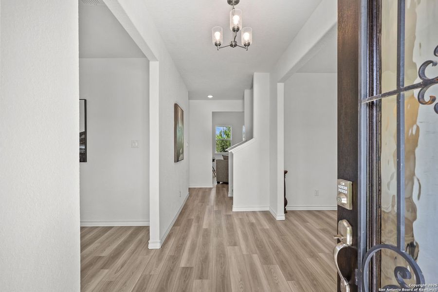Furnished interior view inside a new home in Ladera, San Antonio (Image 7).