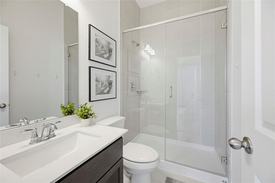 Furnished interior view inside a new home in , Cypress (Image 6).